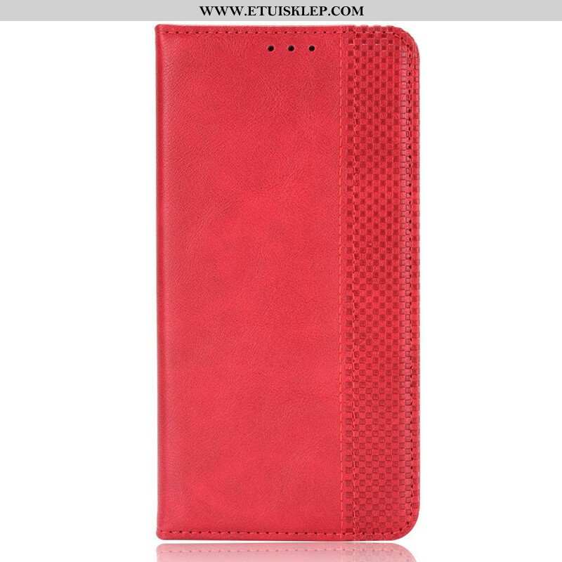 Etui Na Telefon do Google Pixel 6 Pro Etui Folio Stylizowany Efekt Skóry W Stylu Vintage